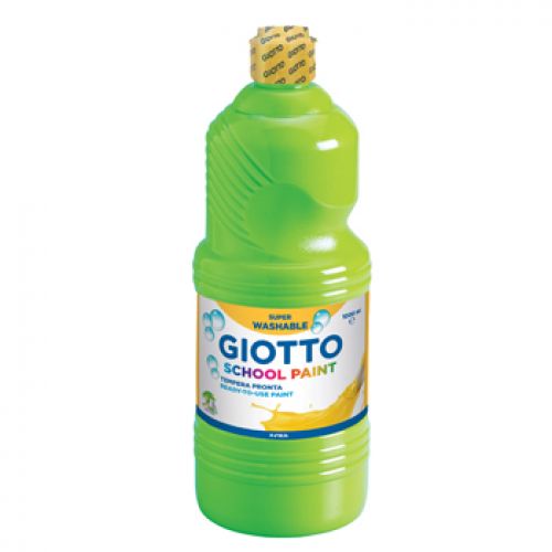 Guache Líquido 1L Giotto Escolar Verde , Giotto , 160535511 , 8000825977114